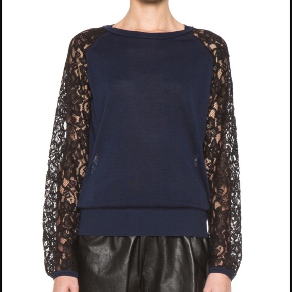 Diane Von Furstenberg Sweaters - NWT Diane von Furstenberg Avani Lace Sweater